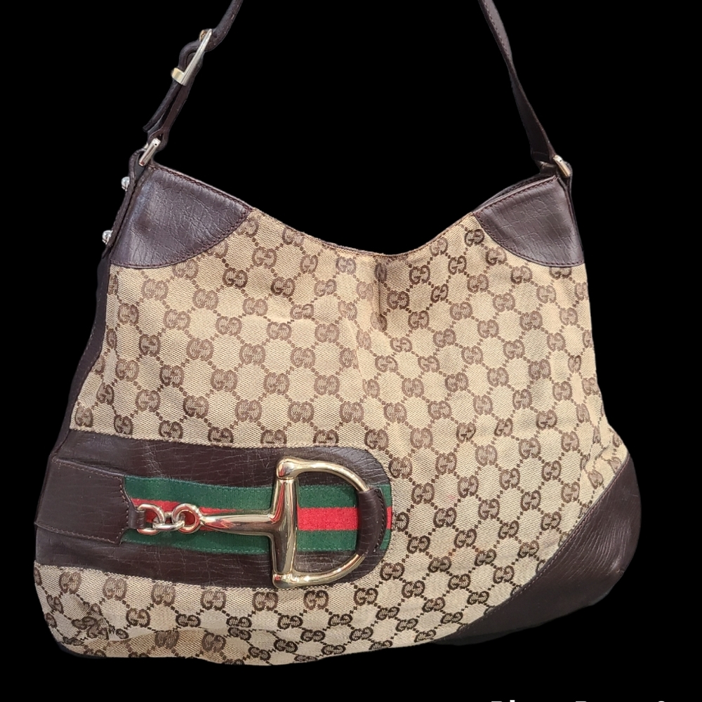Gucci Monogram hobo bag médium